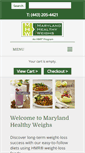 Mobile Screenshot of marylandhealthyweighs.com