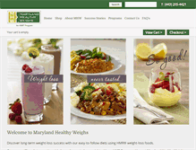 Tablet Screenshot of marylandhealthyweighs.com